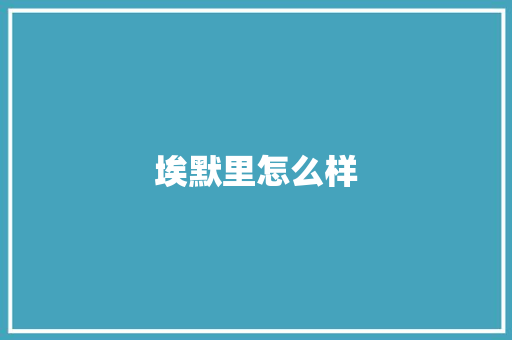 埃默里怎么样